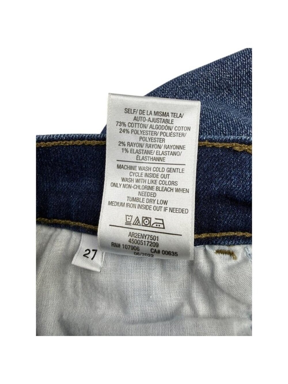 HUDSON Jeans Blair High-Rise Bootcut Women Jeans Size 27 Shade Enya Dark Rinse - Picture 7 of 7